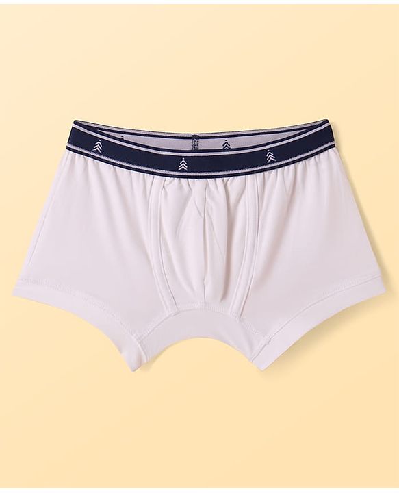 Pine Kids Cotton Elastane Knit Solid Color Trunks Pack of 3 (Color May Vary)