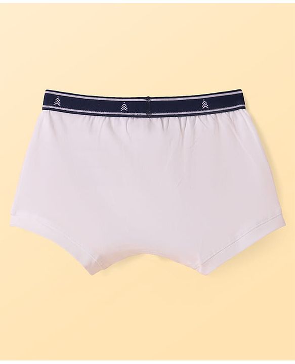 Pine Kids Cotton Elastane Knit Solid Color Trunks Pack of 3 (Color May Vary)