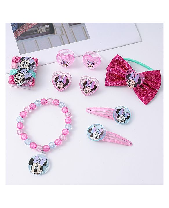 Babyhug Kids Free Size Hair Accessories Combo Set Free Size - Purple