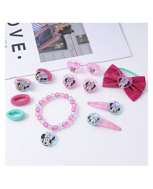 Babyhug Kids Free Size Hair Accessories Combo Set Free Size - Purple