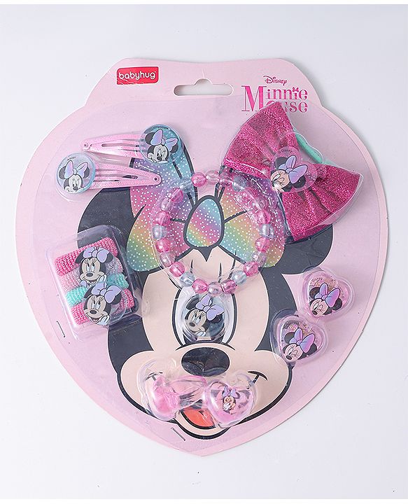 Babyhug Kids Free Size Hair Accessories Combo Set Free Size - Purple