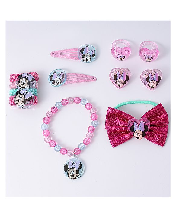 Babyhug Kids Free Size Hair Accessories Combo Set Free Size - Purple