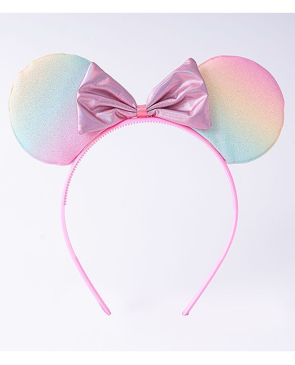 Babyhug Disney Hair Accessories Combo Set With Minnie Mouse - Pink