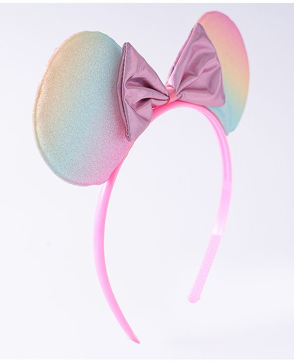 Babyhug Disney Hair Accessories Combo Set With Minnie Mouse - Pink