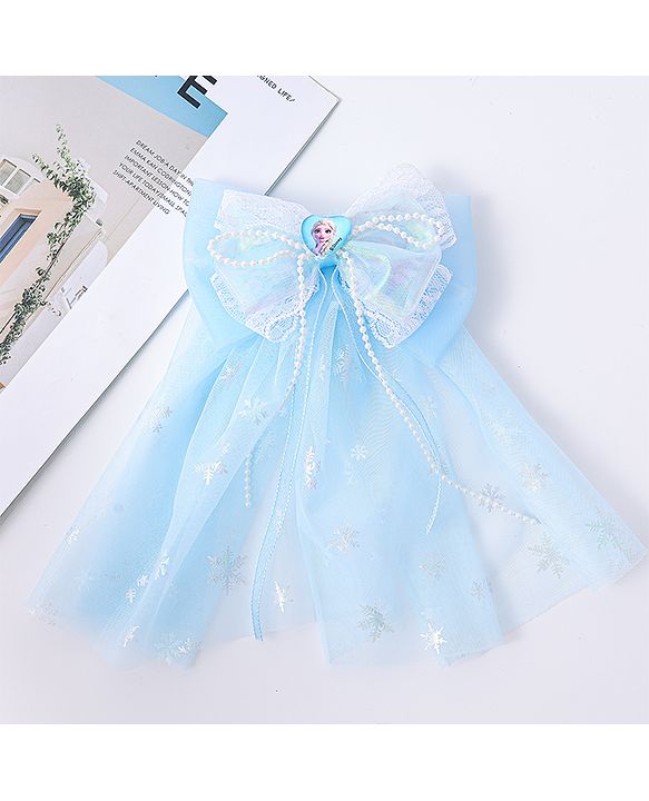 Babyhug Disney Free Size Bow & Butterfly Clip - Blue