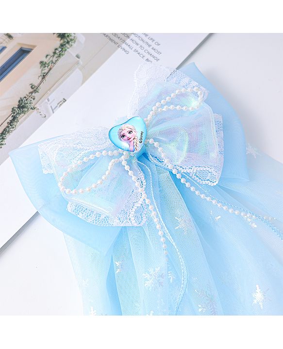 Babyhug Disney Free Size Bow & Butterfly Clip - Blue