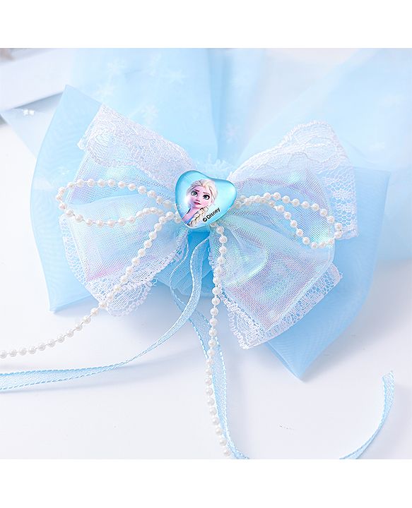 Babyhug Disney Free Size Bow & Butterfly Clip - Blue