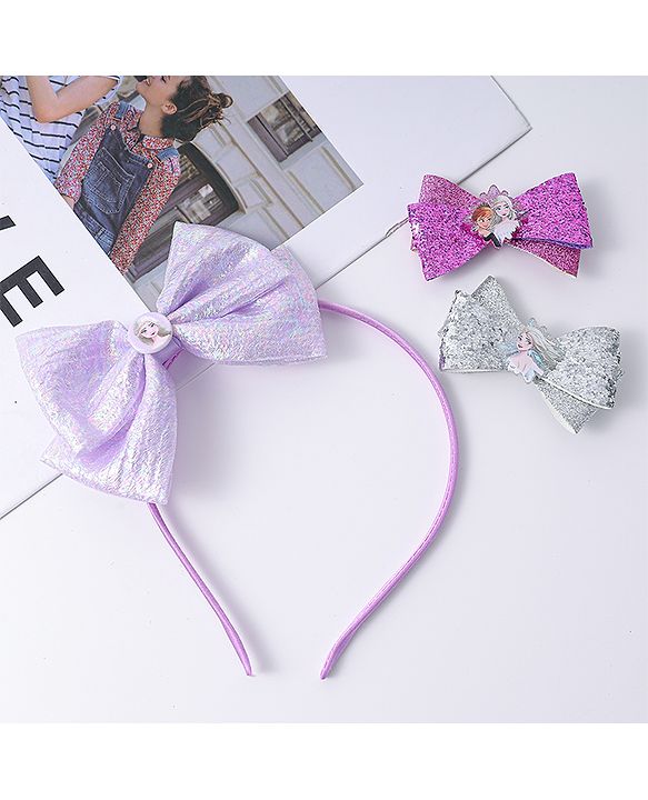 Babyhug Disney Free Size Hair Accessories Combo Set - Multicolor
