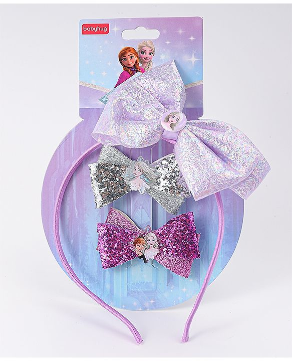Babyhug Disney Free Size Hair Accessories Combo Set - Multicolor