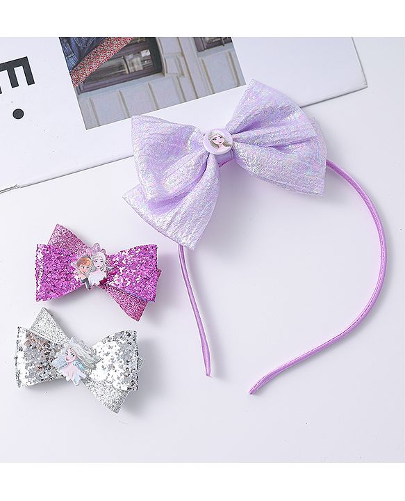 Babyhug Disney Free Size Hair Accessories Combo Set - Multicolor