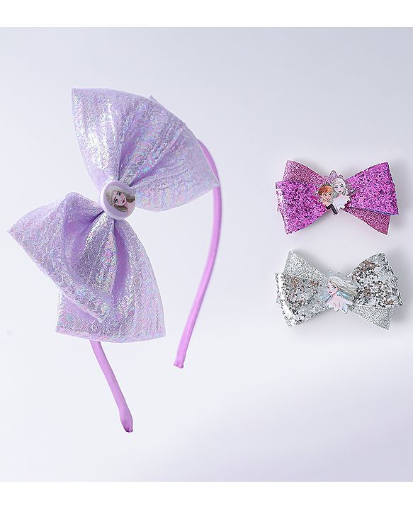 Babyhug Disney Free Size Hair Accessories Combo Set - Multicolor