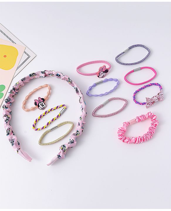Babyhug Disney Free Size Hair Accessories Combo Sets - Multicolor
