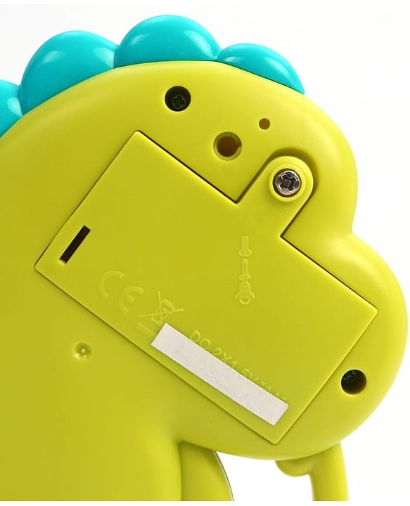 Babyhug Dino Musical Piano with Lights and Animal Sounds- Yellow| Volume Control| Early Learning Toy| Musical Toy with Flashing Lights| Drum & Piano| Gift for Boys & Girls| BIS Certified