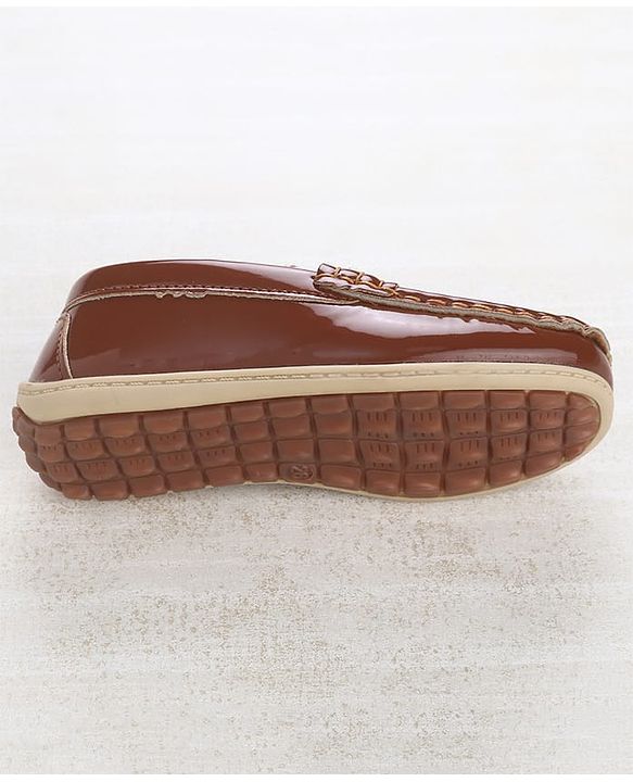 Cute Walk by Babyhug Slip On Loafers - Brown