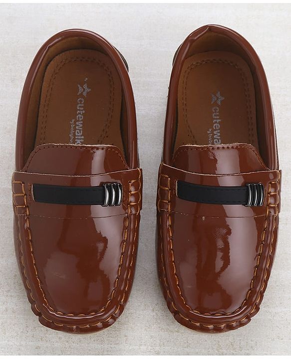 Cute Walk by Babyhug Slip On Loafers - Brown