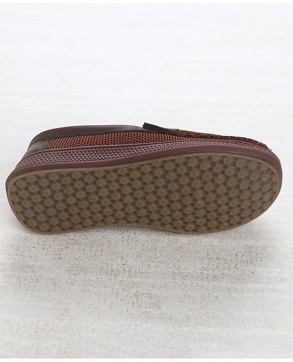 Cute Walk by Babyhug Slip On Loafers with 3D Apllique - Beige