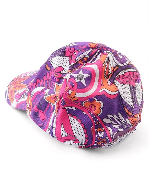Pinekids Marvel Cotton Woven Cap With Avengers Print Diameter - 19 cm