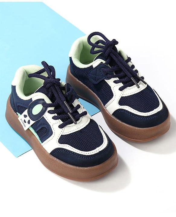 Cute Walk by Babyhug Sports Shoes With Lace Ups Closure - Brown