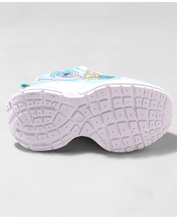 Cute Walk by Babyhug Slip On Sports Shoes with Mermaid Applique - Sea Green