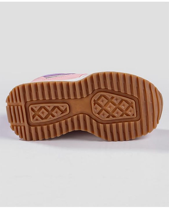 Cute Walk by Babyhug Sports Shoes with Velcro Closure & Logo Applique - Pink