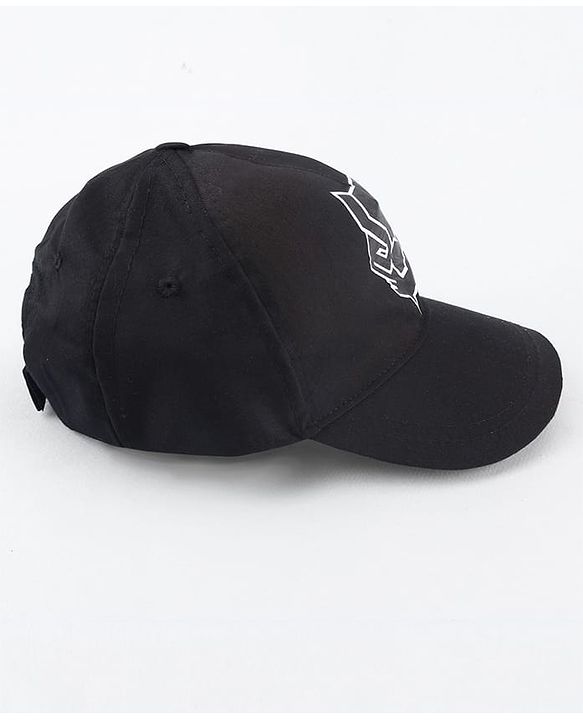 Pine Kids Marvel Summer Cap with Avengers Wakanda Graphics Black -Diameter 19 cm