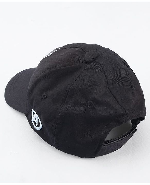 Pine Kids Marvel Summer Cap with Avengers Wakanda Graphics Black -Diameter 19 cm