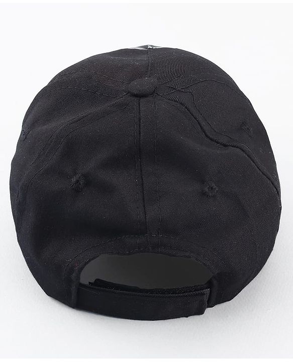 Pine Kids Marvel Summer Cap with Avengers Wakanda Graphics Black -Diameter 19 cm