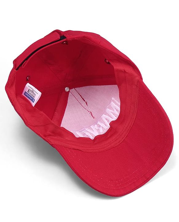 Pine Kids Marvel Summer Cap with Avengers Graphics & Embroidery Detailing Red - Diameter 15.5 cm