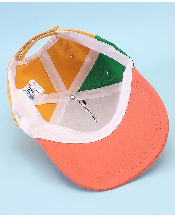 Pine Kids Marvel Cotton Woven Summer Cap with Avengers Graphic Multicolor - Diameter 49 cm