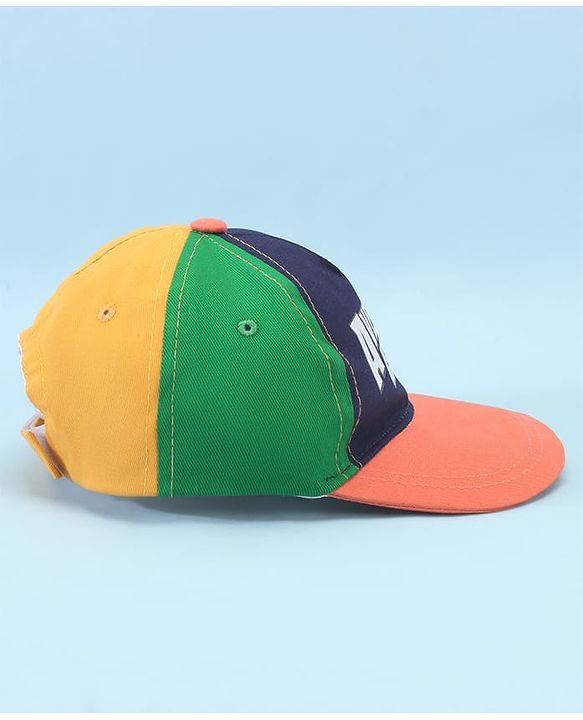 Pine Kids Marvel Cotton Woven Summer Cap with Avengers Graphic Multicolor - Diameter 49 cm
