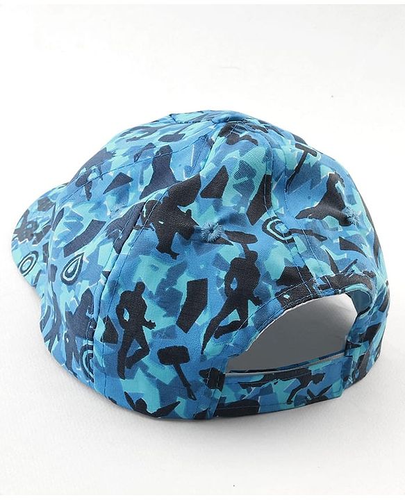 Pine kids Marvel Cotton Woven Cap With Avengers Print Blue - Diameter 19 cm