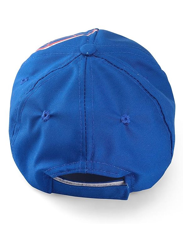 Pinekids Marvel Cotton Woven Summer Cap with Spider-man Graphics Blue - Diameter 16 cm