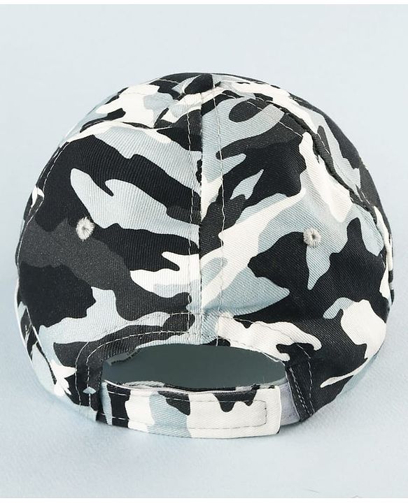 Pine Kids Marvel 100% Cotton Summer Cap With Avengers Print Black - Circumference 54 cm