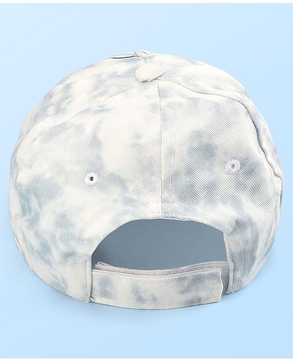 Pine Kids Marvel Cotton Woven Summer Cap With Spider-Man Graphics White - Diameter 16.5 cm