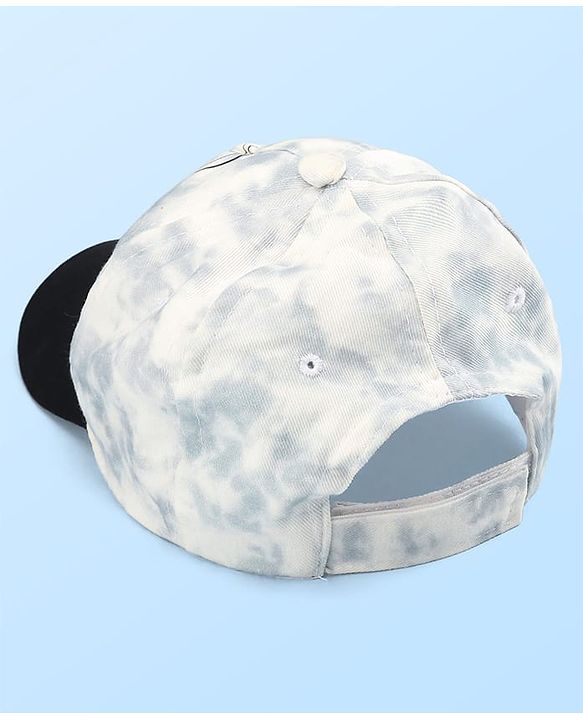 Pine Kids Marvel Cotton Woven Summer Cap With Spider-Man Graphics White - Diameter 16.5 cm