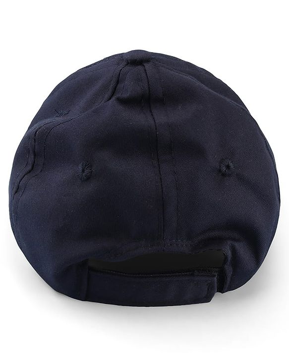 Pine Kids Marvel Cotton Woven Summer Cap with Avengers Graphics & Badge Detailing Navy Blue - Diameter 19 cm