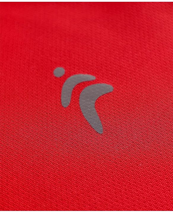 Pine Active Solid Half Sleeve Solid Colour T-Shirt - Red