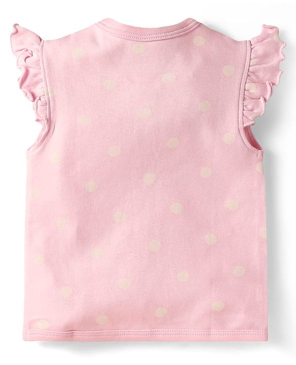Babyhug Disney Interlock Knit Sleeveless Jhablas With Winnie The Pooh Print Pack Of 3 - Pink Blue & White