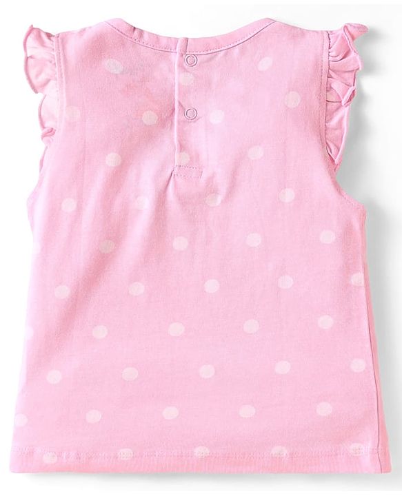 Babyhug Disney Single Jersey Knit Sleeveless T-Shirts With Winnie The Pooh Graphics Pack Of 3 - Pink & Light Blue