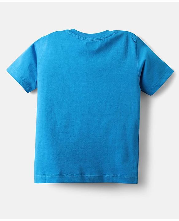 Babyhug Cotton Knit Half Sleeves T-Shirt With Stripes & Awesome Text Print Pack Of 3 - Yellow Red & Blue