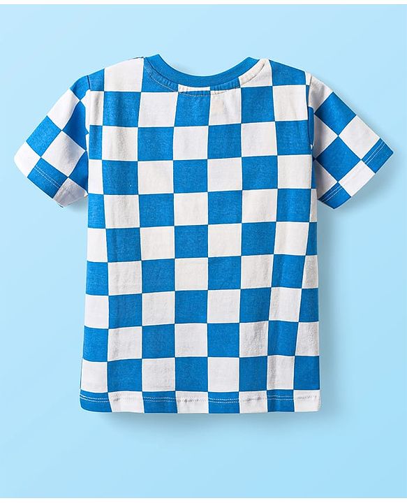 Babyhug Cotton Knit Half Sleeves T-Shirts with Sports Theme Print & Stripes Pack of 7 - Multicolor