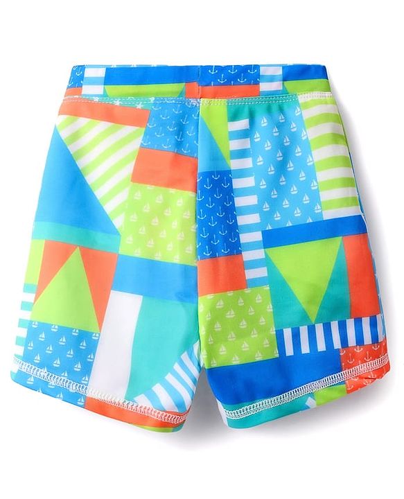 Babyhug Water Repellant Swimming Trunk - Blue