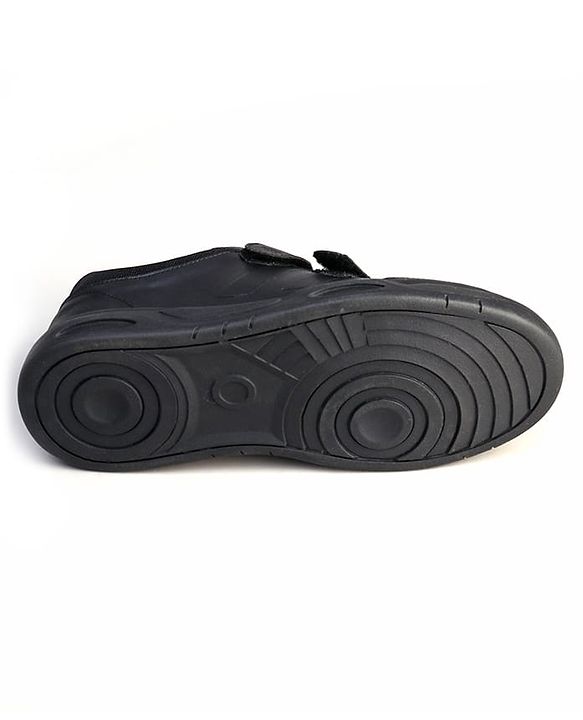 Pine Kids Velcro Closure School Shoes - Black