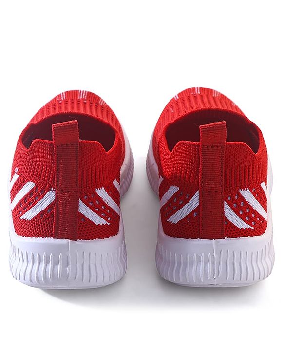 Pine Kids Slip On Knitted Sneakers - Red