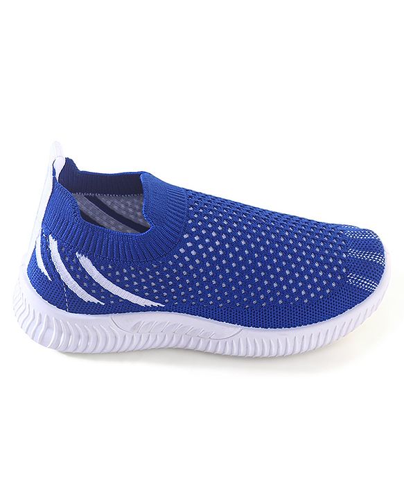 Pine Kids Slip On Knitted Sneakers - Blue