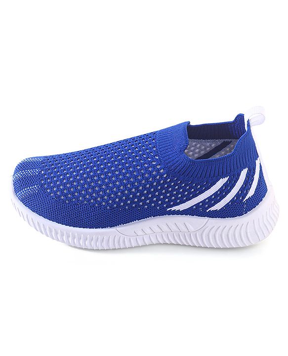 Pine Kids Slip On Knitted Sneakers - Blue