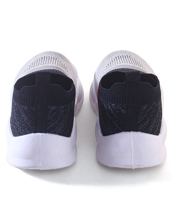 Pine Kids Slip On Knitted Sneakers - Grey & Black