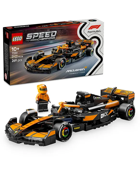 LEGO Speed Champions McLaren F1 Team MCL38 Race Car Vehicle Set