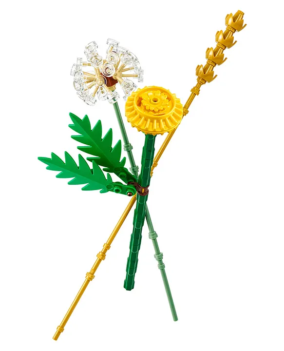 LEGO Botanicals Field Flowers Building Set Yellow 77 pieces-30701