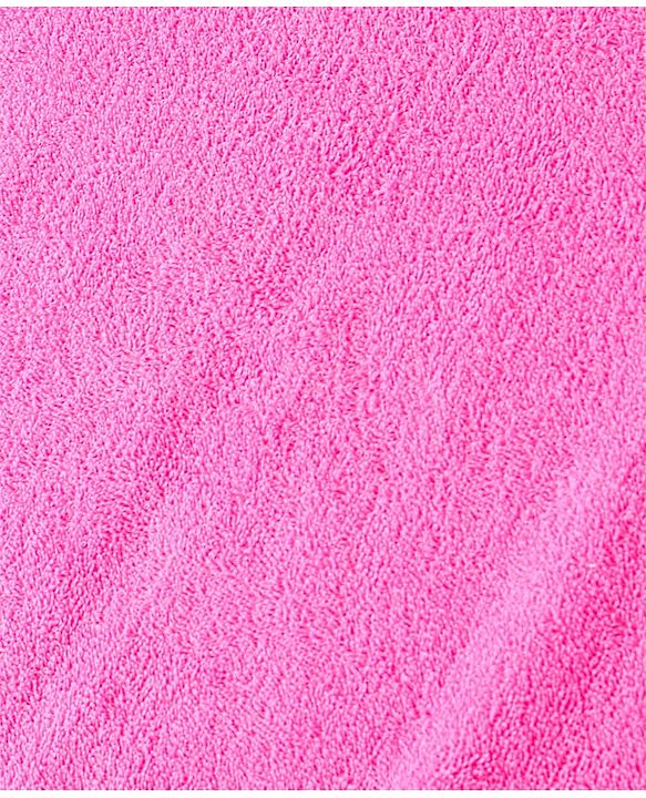 Babyhug Cotton Terry Woven Bath Towel With Embroidery L 102 x B 51 cm - Pink
